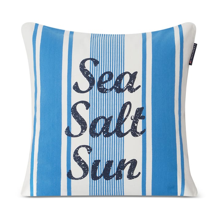 Striped Sea Salt Sun -tyynynpäällinen 50 x 50 cm - Sininen-valkoinen - Lexington