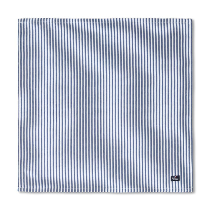 Striped Twill -kangasservetti 50 x 50 cm - Blue-white - Lexington