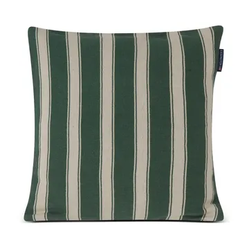 Structure Striped Linen Cotton -tyynynpäällinen 50 x 50 cm - Green-beige - Lexington