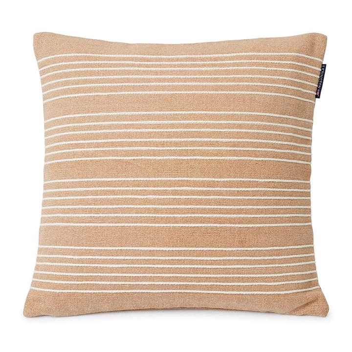 Structure Stripes Canvas -tyynynpäällinen 50 x 50 cm - Beige-white - Lexington