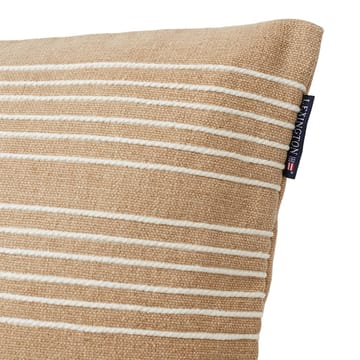 Structure Stripes Canvas -tyynynpäällinen 50 x 50 cm - Beige-white - Lexington