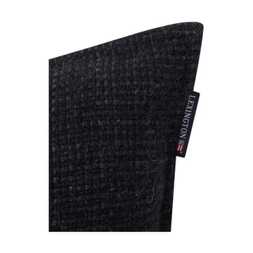 Structured Wool Cotton mix -tyynynpäällinen 50 x 50 cm - Dark gray - Lexington
