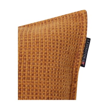 Structured Wool Cotton mix -tyynynpäällinen 50 x 50 cm - Mustard - Lexington