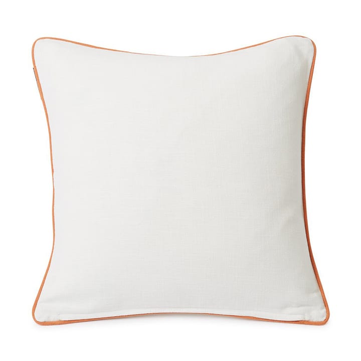 Surf Beach Logo Canvas -tyynynpäällinen 50 x 50 cm - White-peach melon - Lexington