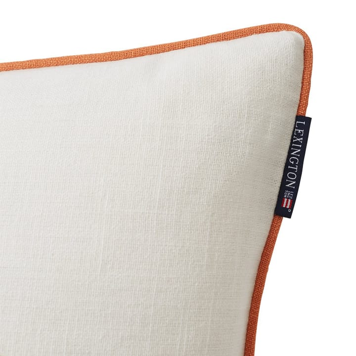 Surf Beach Logo Canvas -tyynynpäällinen 50 x 50 cm - White-peach melon - Lexington
