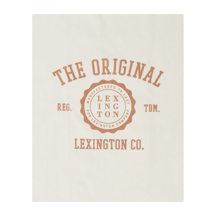 The Original Cotton Twill keittiöpyyhe 50x70 cm, Off White-brown Lexington