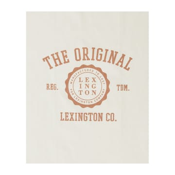 The Original Cotton Twill keittiöpyyhe 50x70 cm - Off White-brown - Lexington
