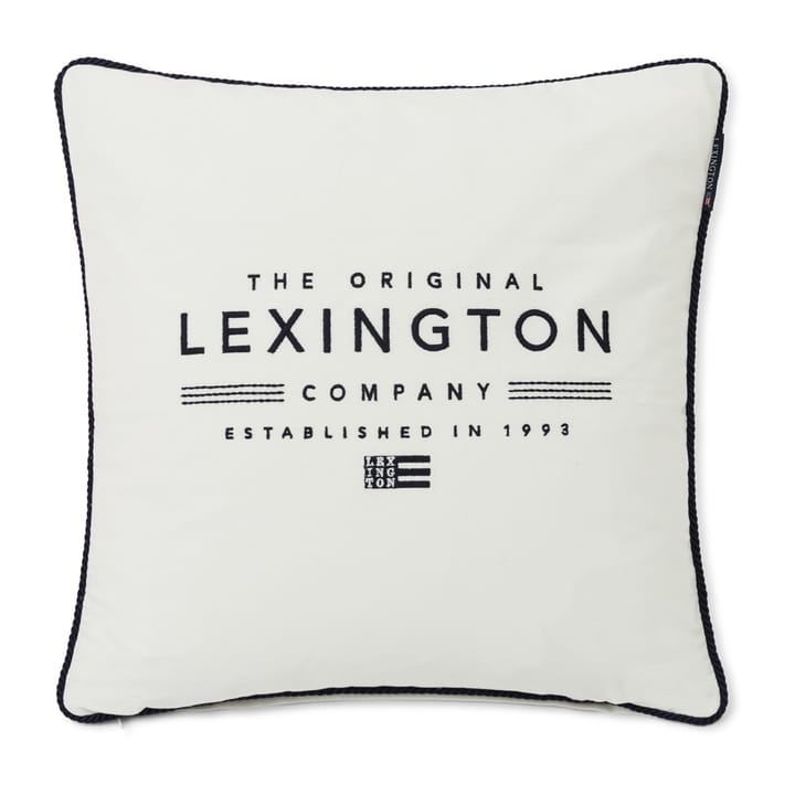 The Original Organic Cotton -tyynynpäällinen 50x50 cm - White-dark blue - Lexington