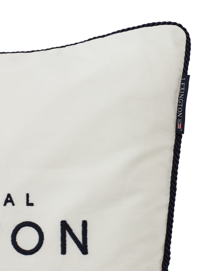 The Original Organic Cotton -tyynynpäällinen 50x50 cm - White-dark blue - Lexington