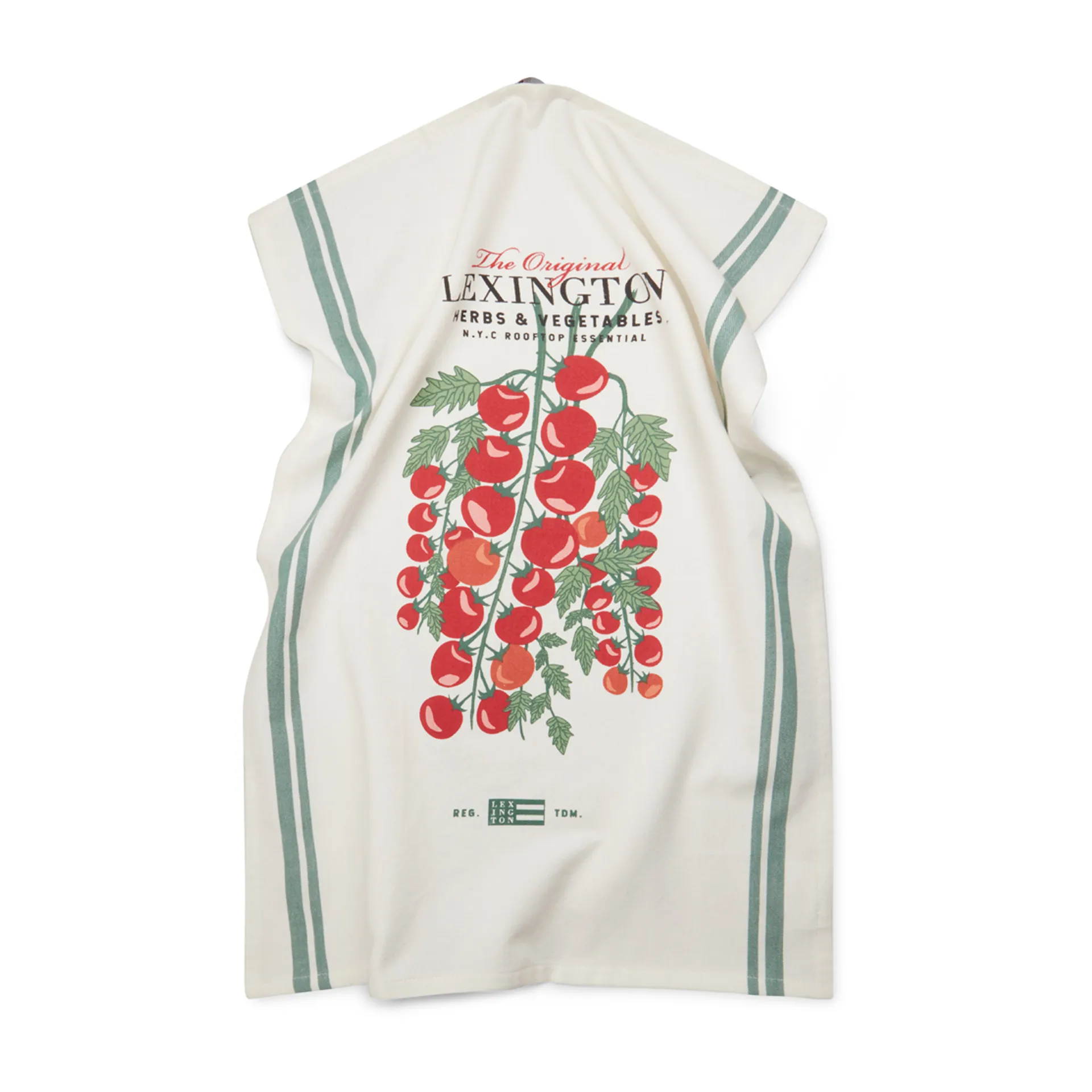 Tomato keittiöpyyhe 50 x 70 cm, Valkoinen-punainen Lexington