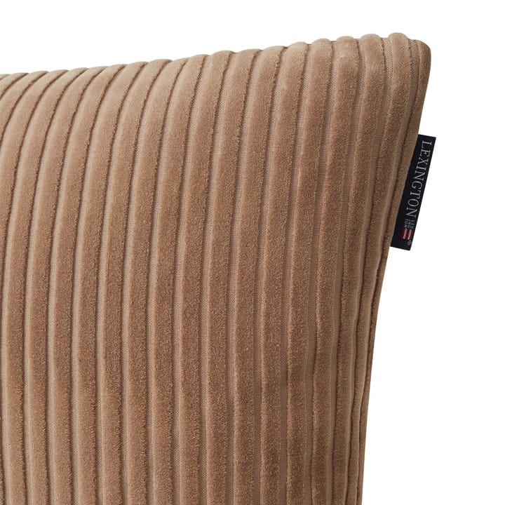 Velvet Cord -tyynynpäällinen 50x50 cm - Dark beige - Lexington