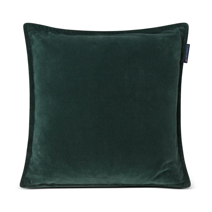 Velvet tyynynpäällinen reunalla 50 x 50 cm - Green - Lexington