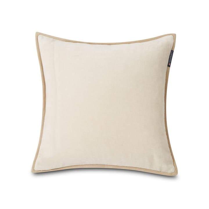 Velvet tyynynpäällinen reunalla 50 x 50 cm - Off white - Lexington