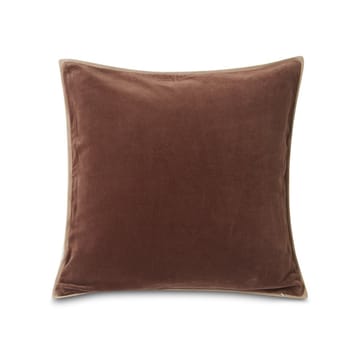Velvet tyynynpäällinen reunalla 50 x 50 cm - Ruskea - Lexington