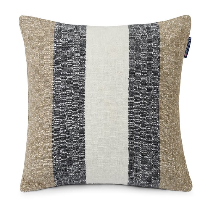 Vertical Striped Cotton tyynynpäällinen 50x50 cm - Beige-gray - Lexington