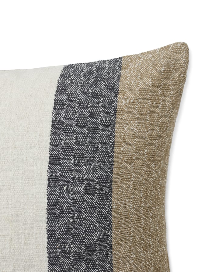 Vertical Striped Cotton tyynynpäällinen 50x50 cm, Beige-gray Lexington
