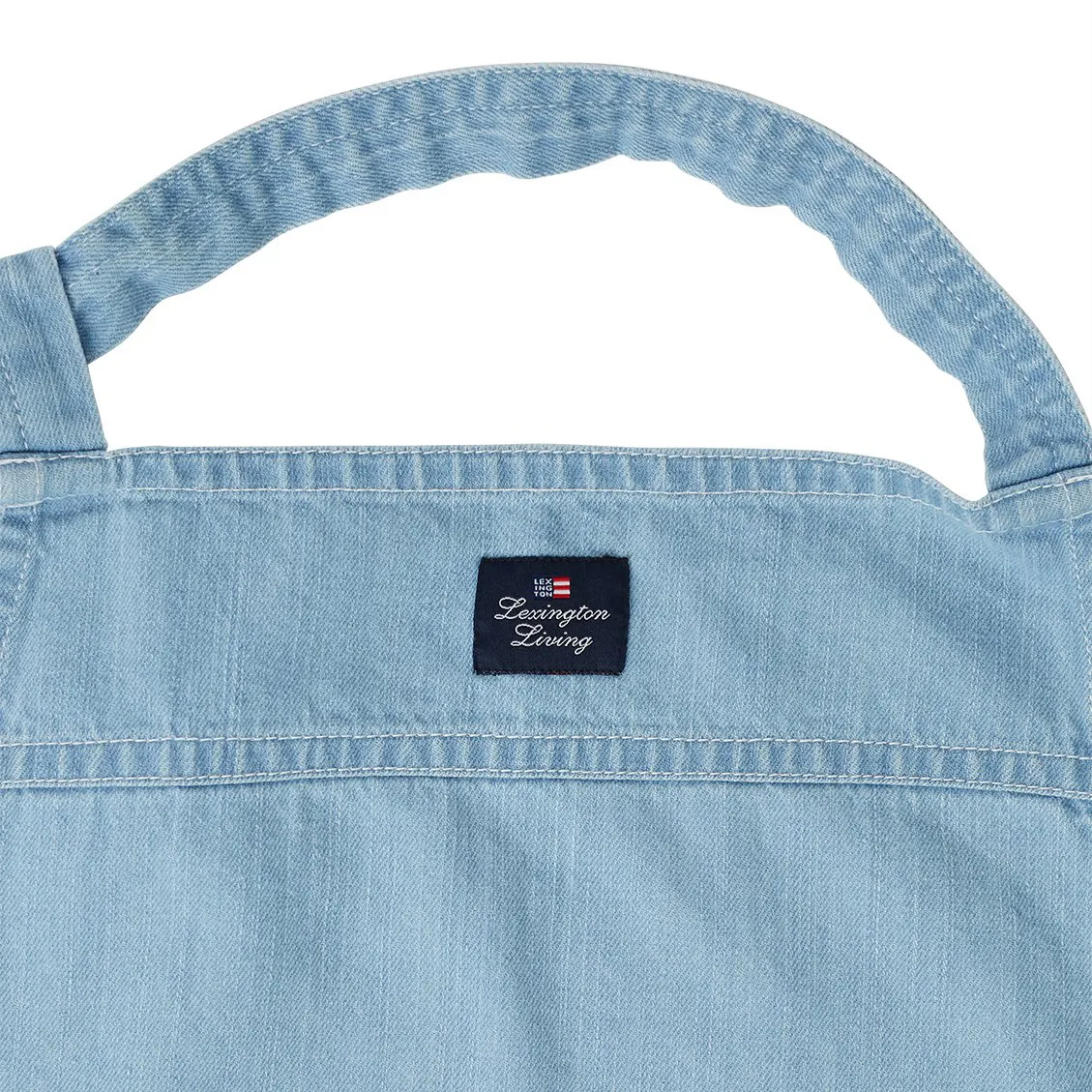 Washed denim -esiliina 80 x 105 cm, Light blue Denim Lexington