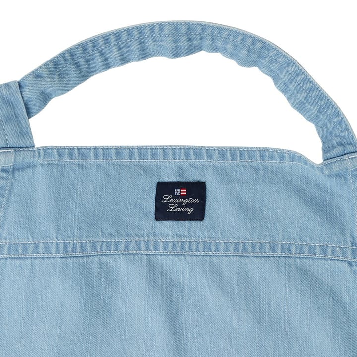 Washed denim -esiliina 80 x 105 cm - Light blue Denim - Lexington