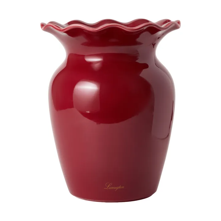 Wavy maljakko - Red, 25 cm - Lexington