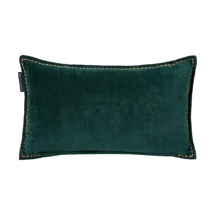 Winter House eko. samettipuuvillatyyny 30x50 cm, Green-Light Beige Lexington