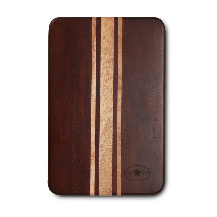 Wood serving board stripes - 30 x 20 cm - Lexington
