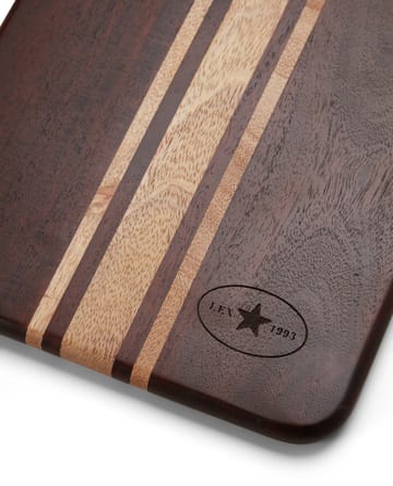 Wood serving board stripes - 30 x 20 cm - Lexington