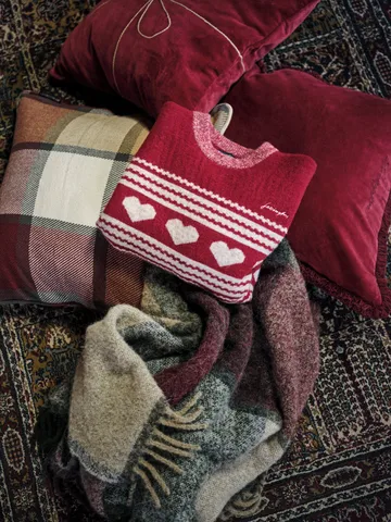 Wrapped velvet tyynynpäällinen 50x50 cm - Punainen - Lexington