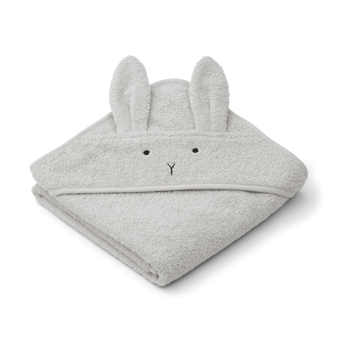 Albert kylpypyyhe hupulla 70x70 cm - Rabbit dumbo grey - Liewood