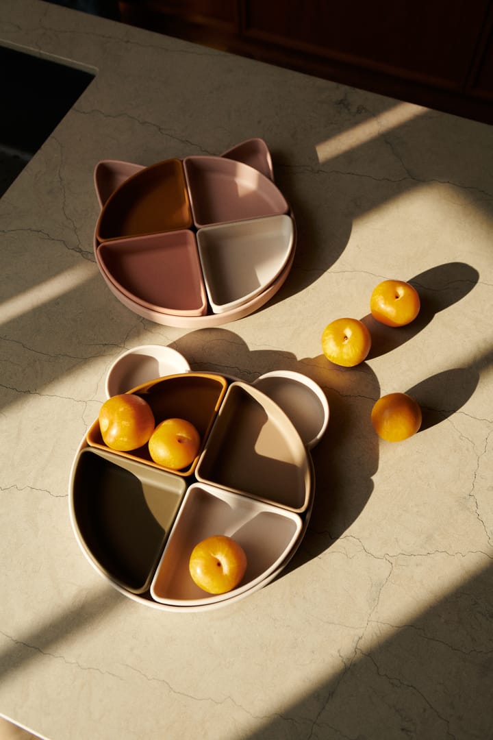Arne lastenlautanen + 4 kulhoa, Cat rose multi mix Liewood