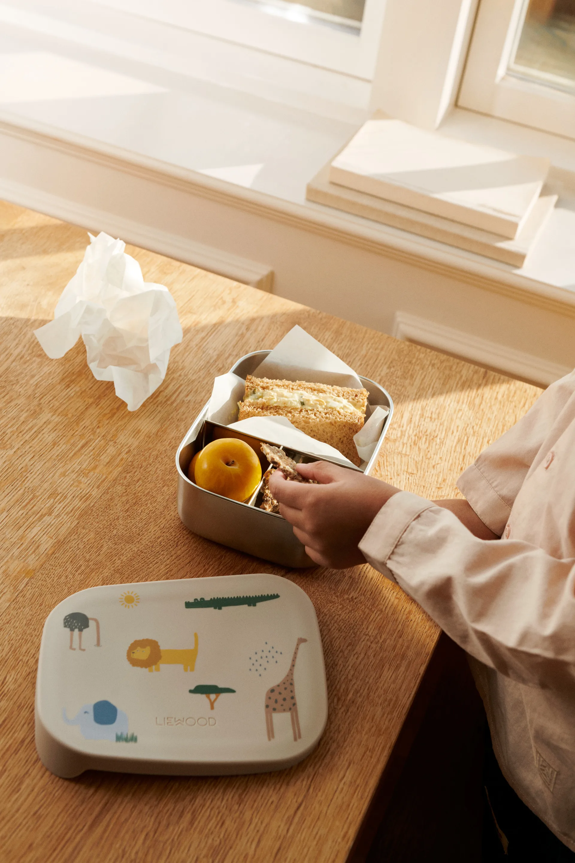 Arthur eväsrasia 13,5x17 cm, Safari sandy mix Liewood