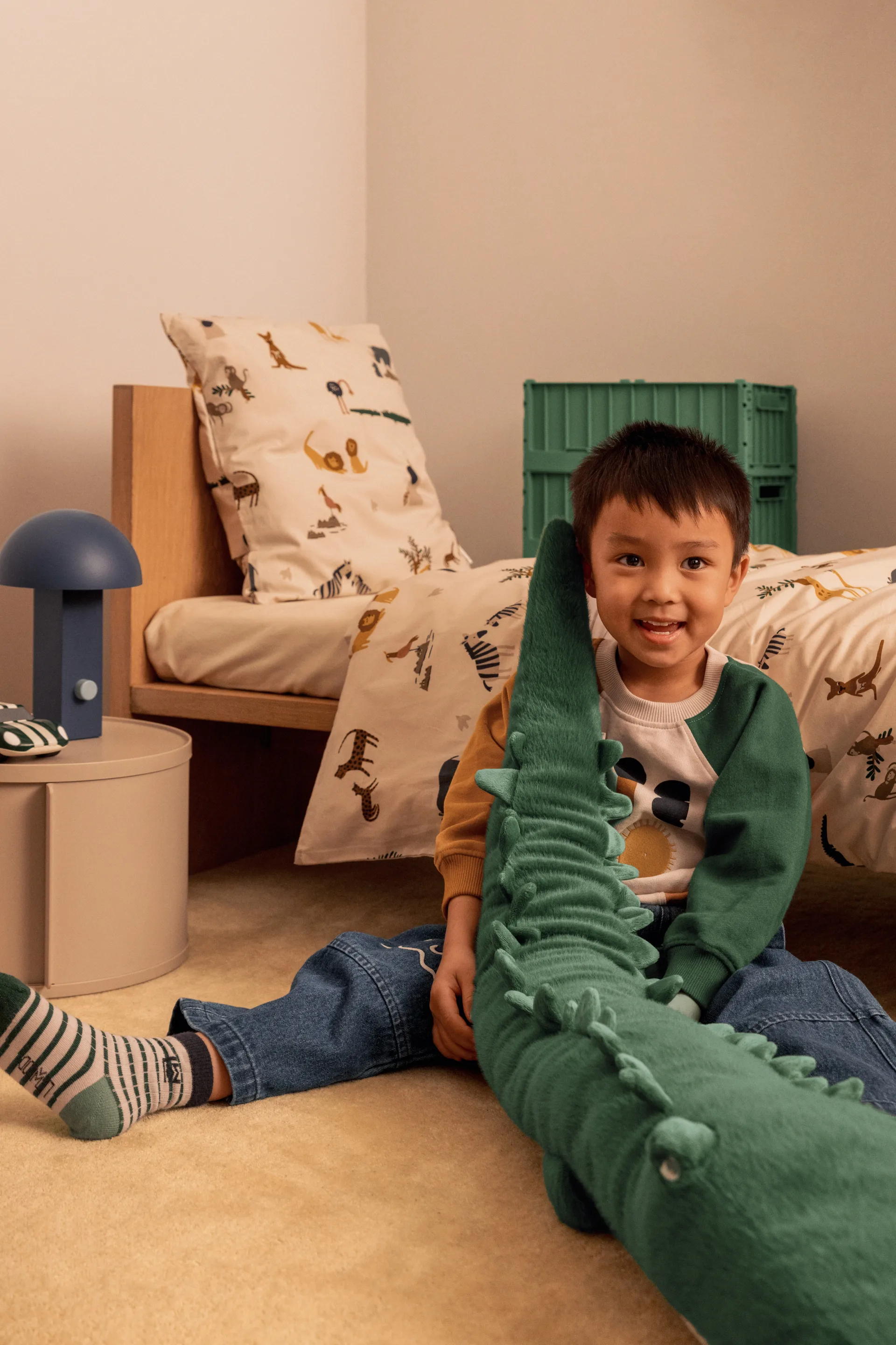 Baryden Carlos krokotiilipehmoeläin, Puutarhan vihreä Liewood