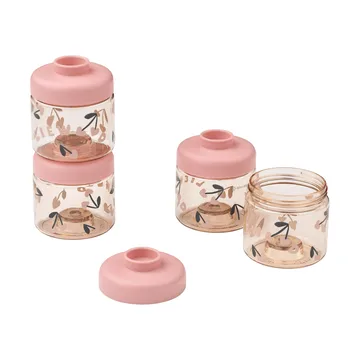 Dominique lastenruokapurkit 100 ml 4-pack - Cherry heart-Rosey - Liewood