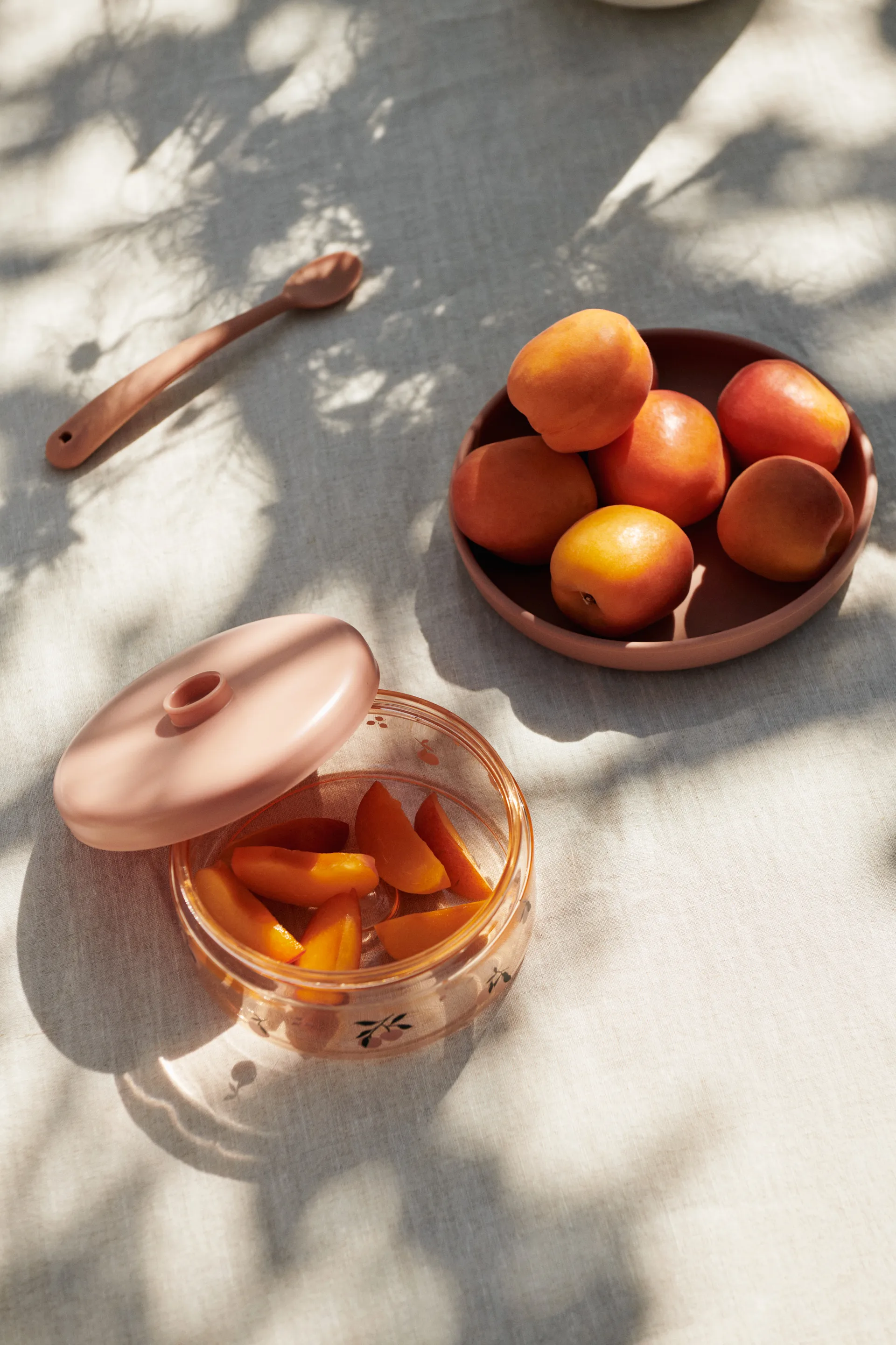 Dominique lastenruokapurkit 500 ml 4-pack, Peach-sea shell Liewood