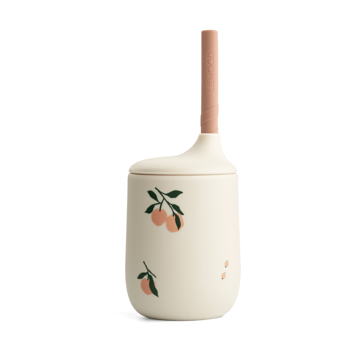 Ellis printed nokkamuki pillillä 23 cl. - Peach-Sea shell mix - Liewood