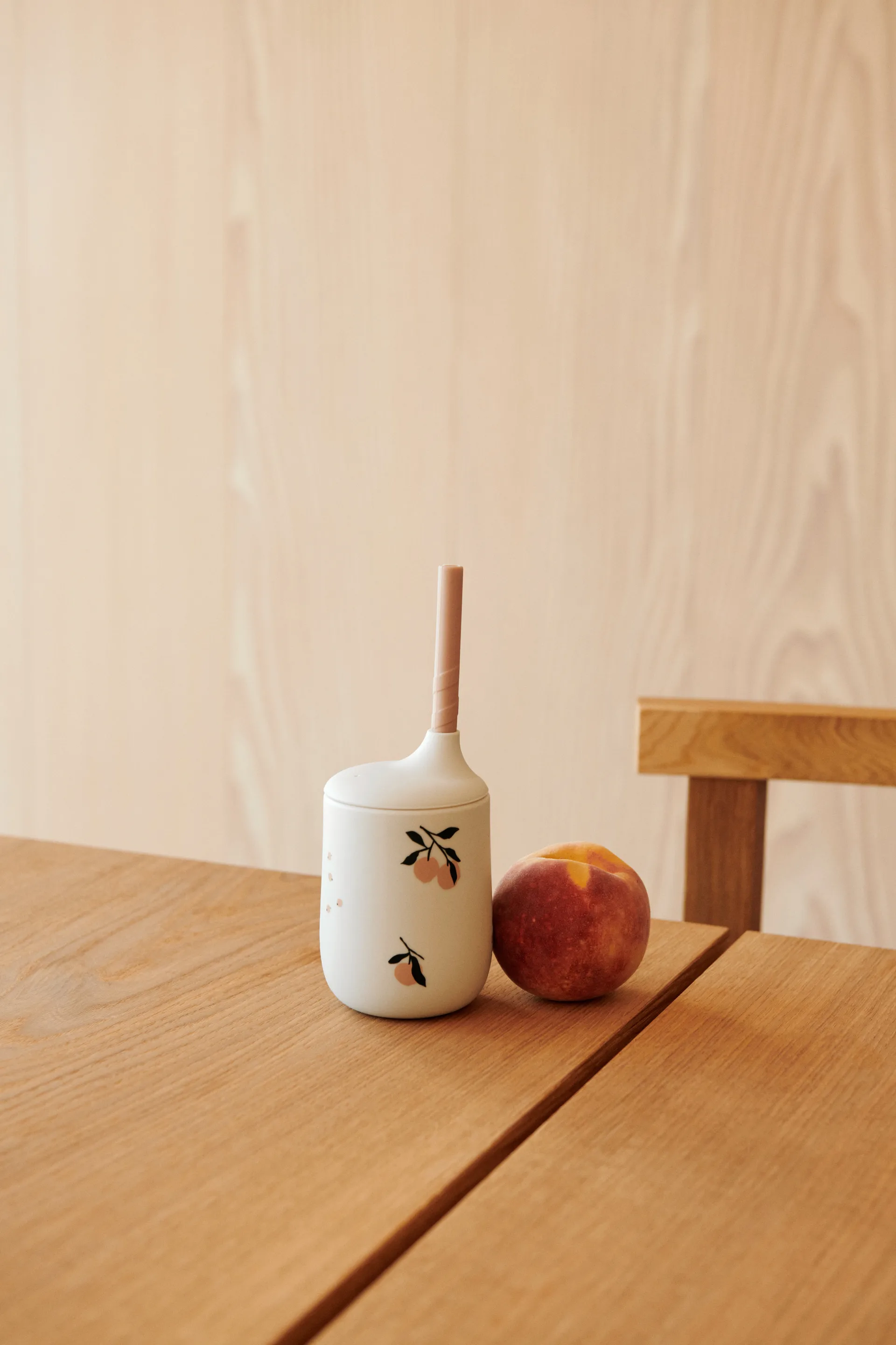 Ellis printed nokkamuki pillillä 23 cl., Peach-Sea shell mix Liewood