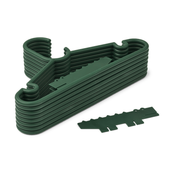 Falton krokotiili vaateripustin 8-pack - Garden green - Liewood