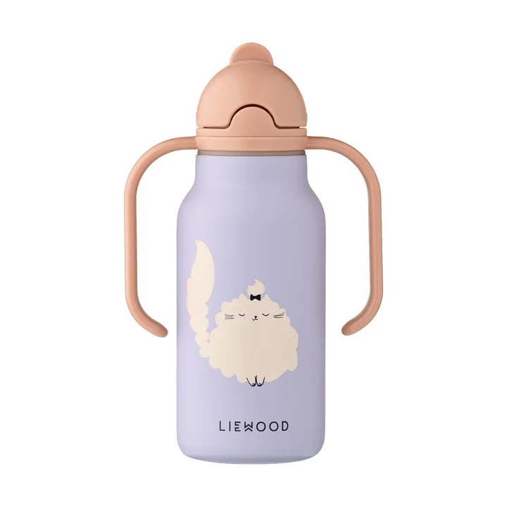 Kimmie vesipullo 25 cl - Cat-Warm lilac - Liewood