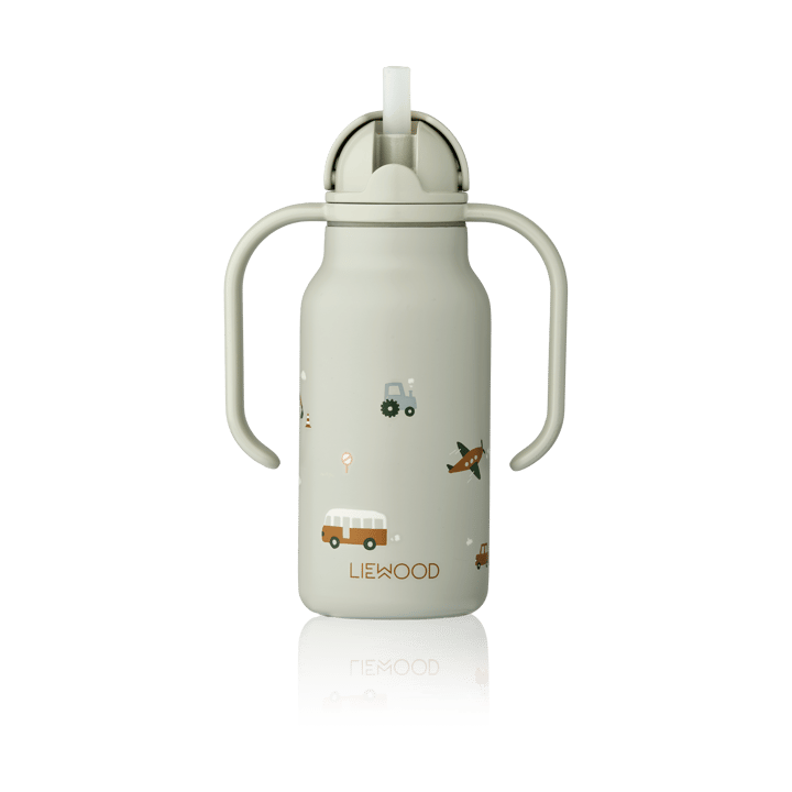 Kimmie vesipullo 25 cl, Vehicles-Dove blue Liewood