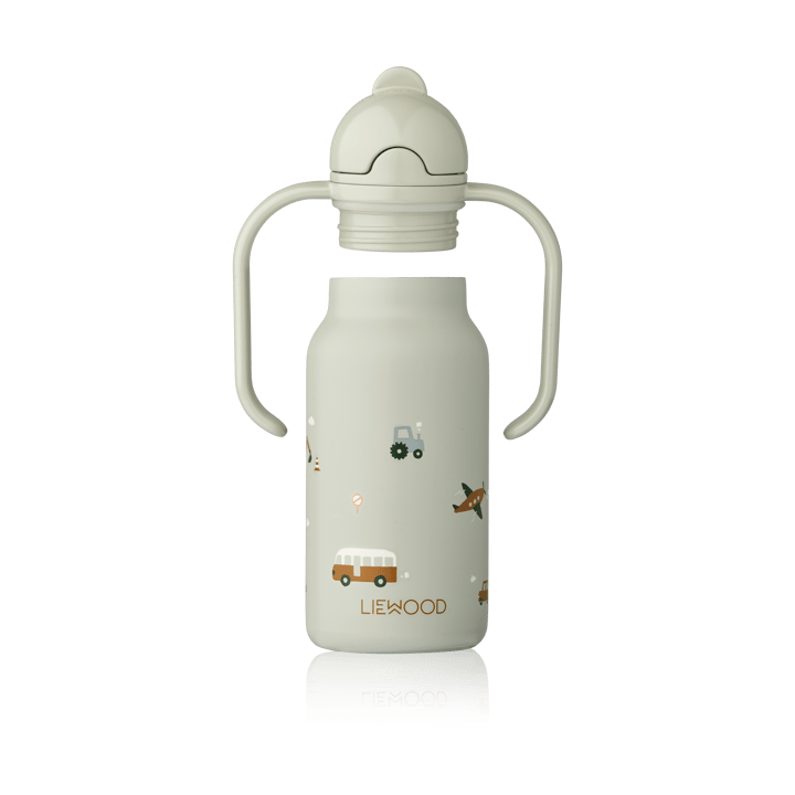 Kimmie vesipullo 25 cl, Vehicles-Dove blue Liewood