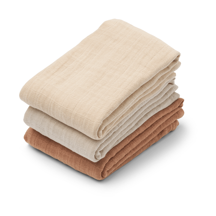 Lewis muslin frotee 3 osaa 65x65 cm - Tuscany rose mix - Liewood