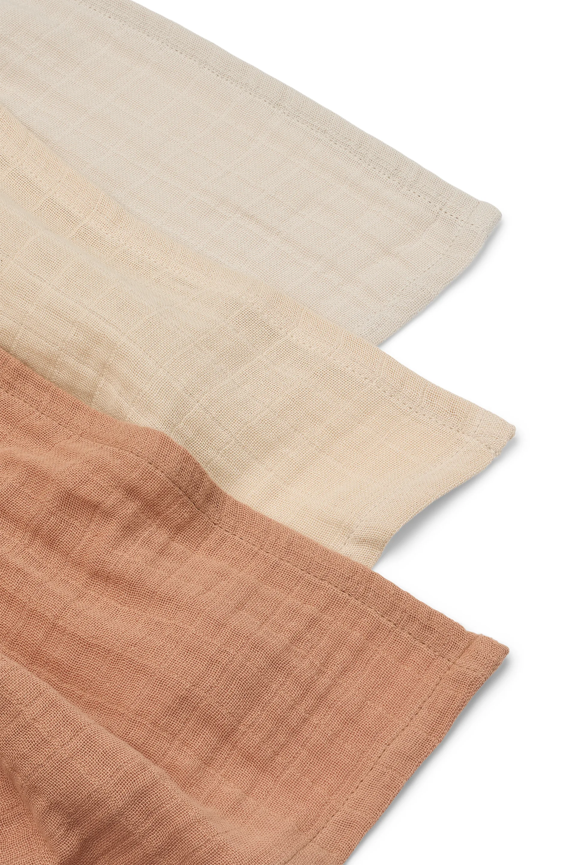 Lewis muslin frotee 3 osaa 65x65 cm, Tuscany rose mix Liewood