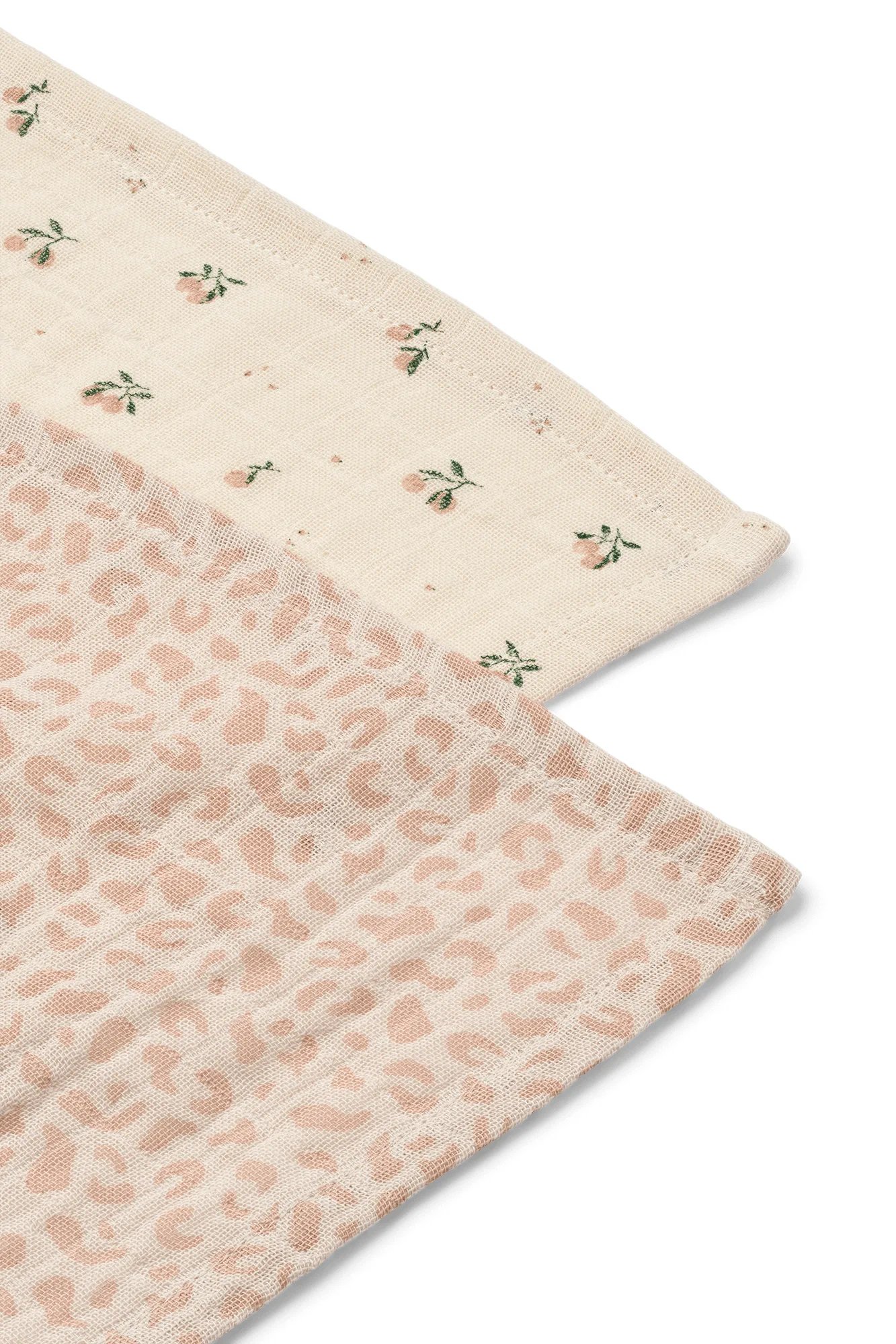 Lewis muslin froteepyyhe 2-pack 65x65 cm., Mini leo-Mini peach mix Liewood