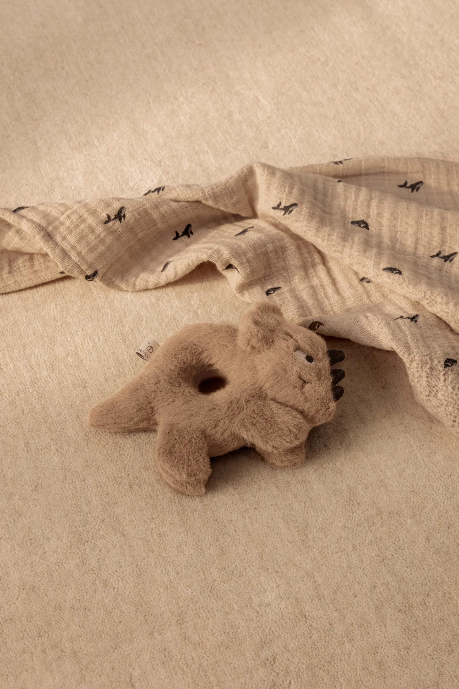 Lewis muslin froteepyyhe 2-pack 65x65 cm., Mini whale-Sandy Liewood