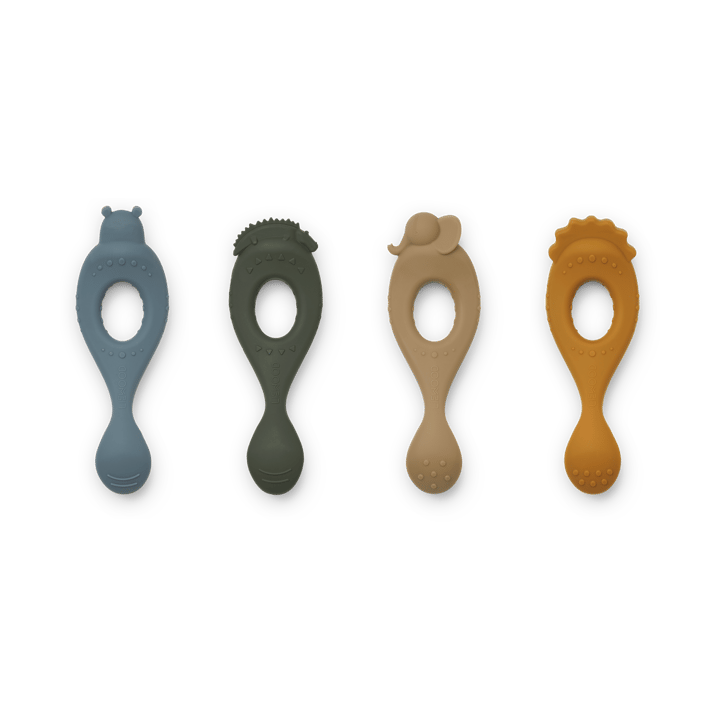 Livia lusikka 4 osaa - Safari-blue multi mix - Liewood