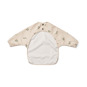 Merle ruokalappu hihalla - Peach-Sea shell mix - Liewood