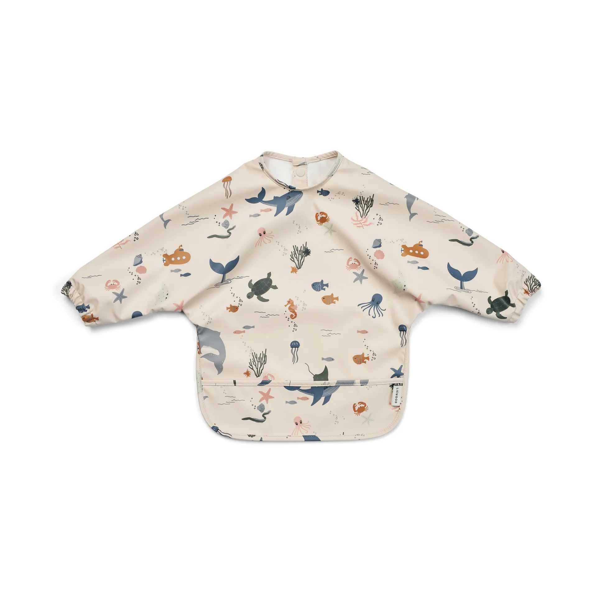 Merle ruokalappu hihalla, Sea creature-Sandy Liewood