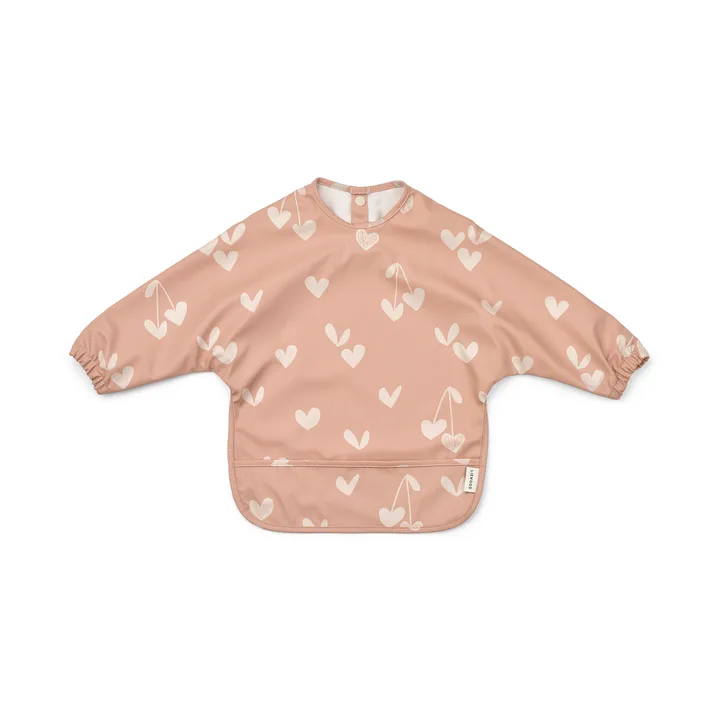 Merle ruokalappu hihalla - Sweethearts-pale tuscany - Liewood