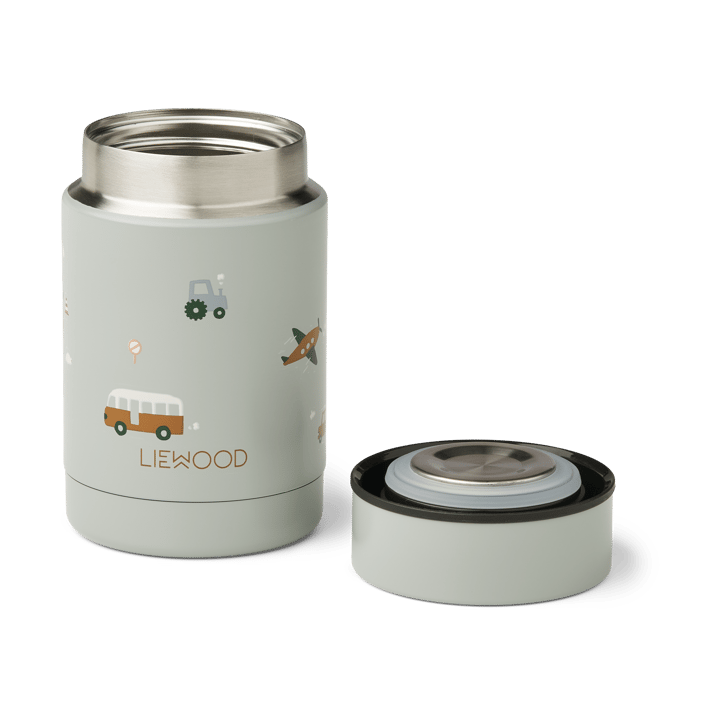 Nadja ruokatermos 0,25 L, Vehicles-dove blue mix Liewood