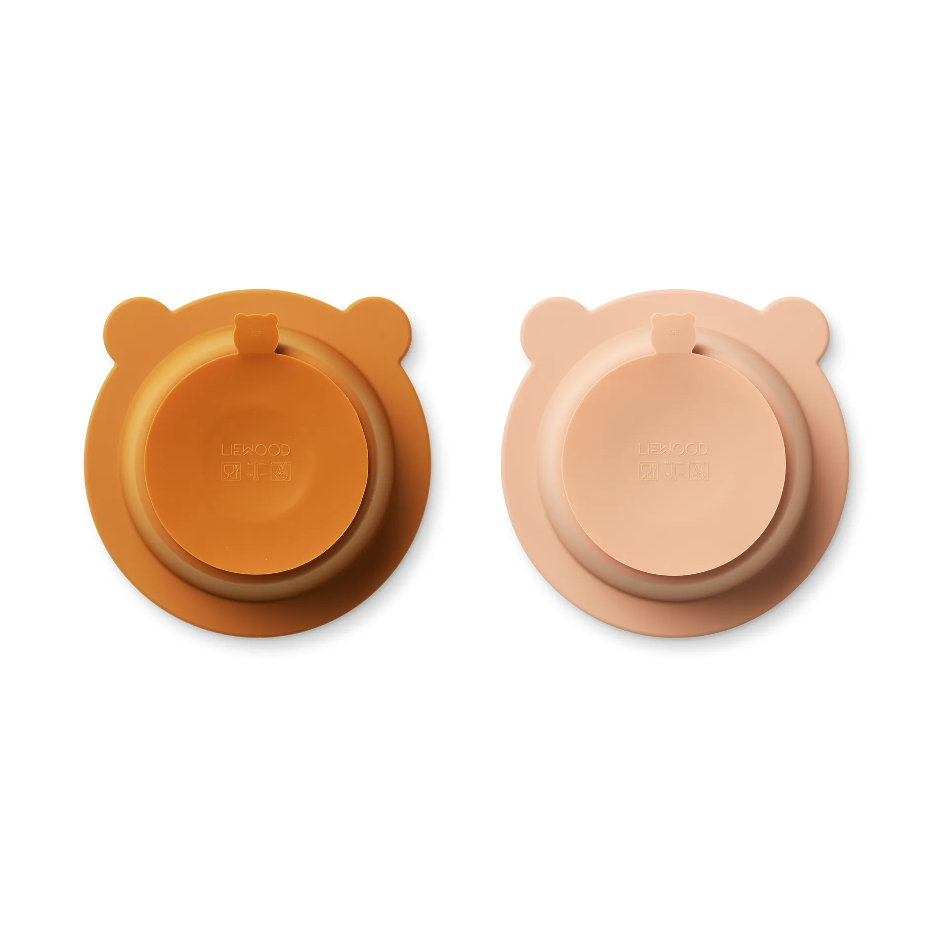 Peony kulho imukupilla Ø16 cm 2 osaa, Mustard-tuscany rose mix Liewood