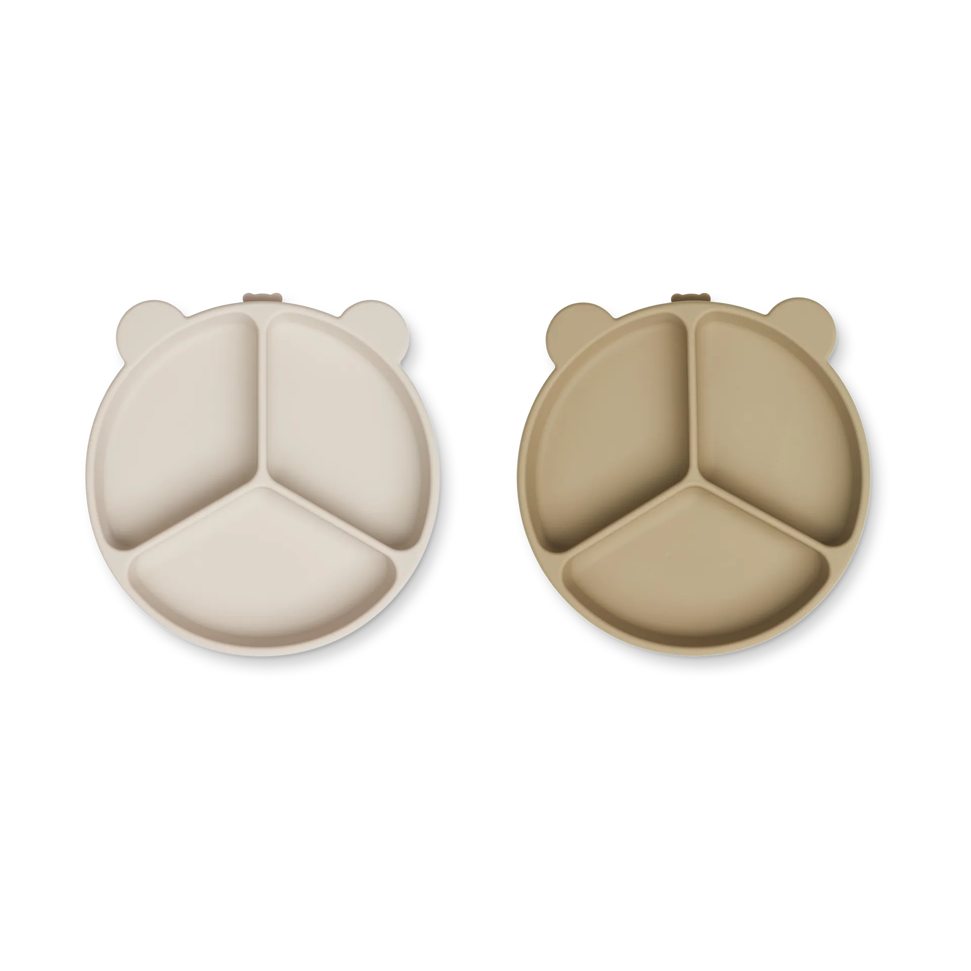 Stacy jaettu lastenlautanen 2-pack, Sandy-Oat Liewood